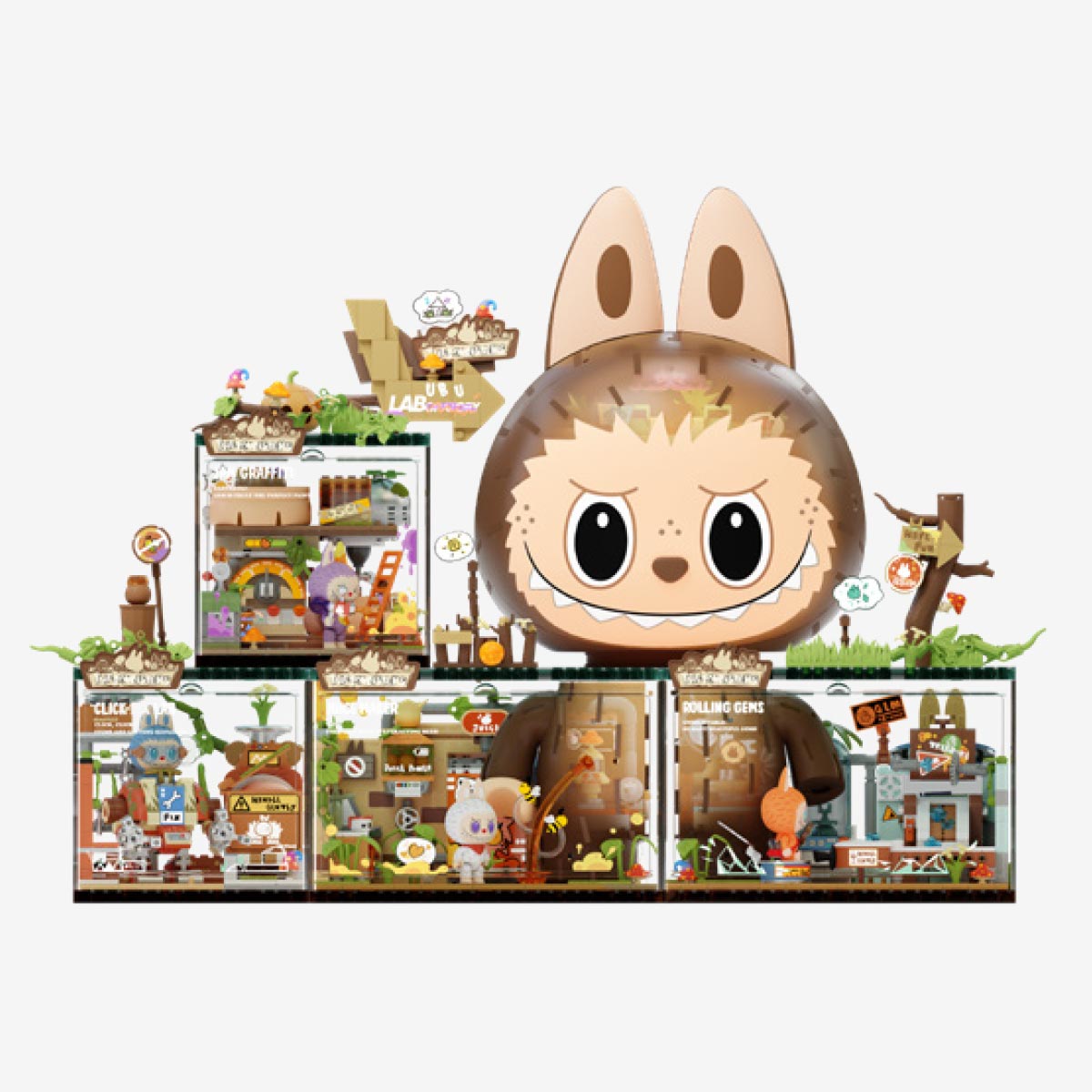 Labubu THE MONSTERS Forest Secret Base Series Blocks-Playful Home
