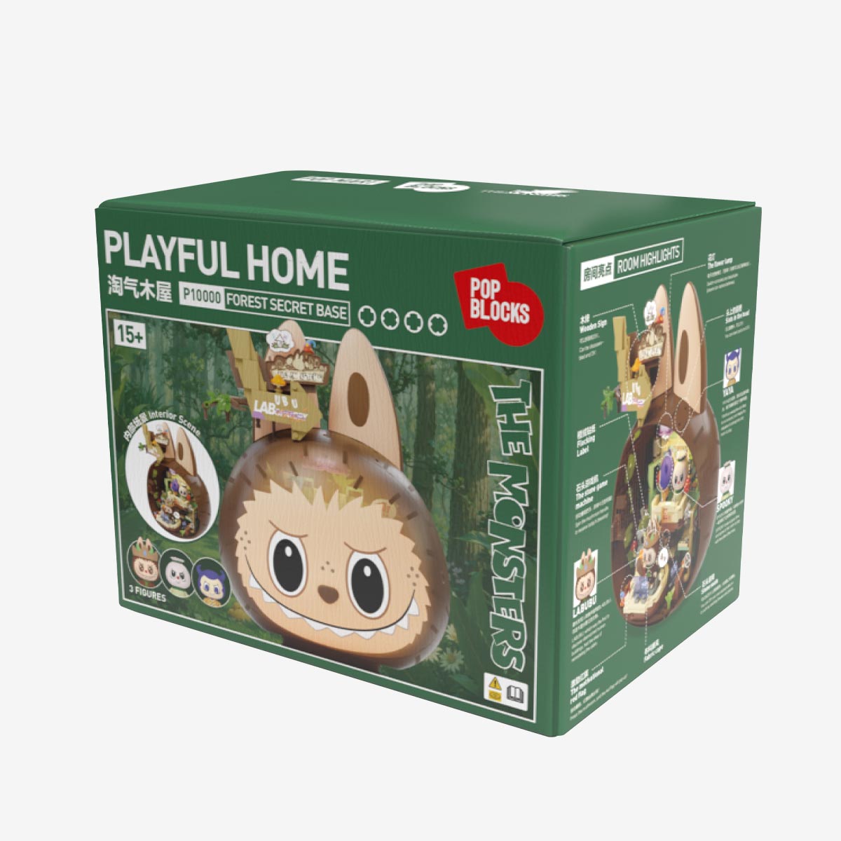 Labubu THE MONSTERS Forest Secret Base Series Blocks-Playful Home