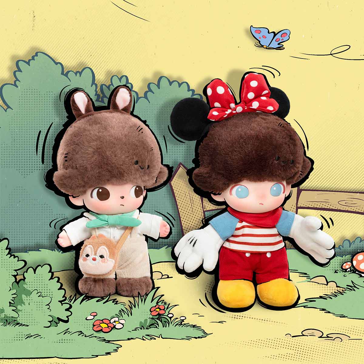 DIMOO World x Disney Vinyl Plush Keychain Blind Box