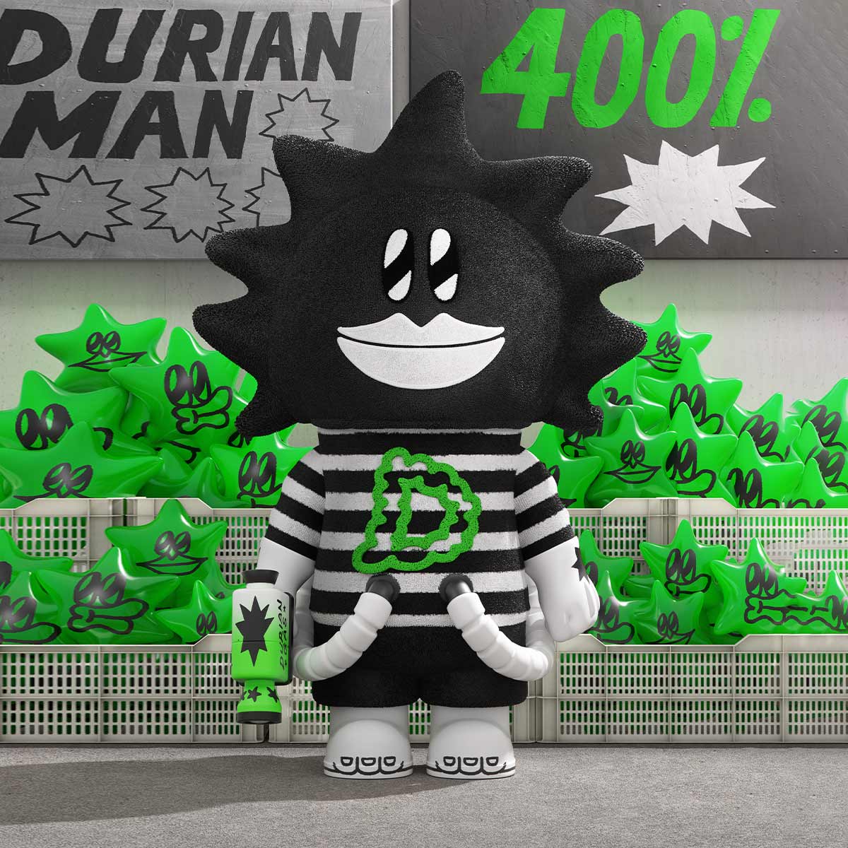 MEGA SPACE MOLLY 400% Durian Man - LALA Company – lifenimestore