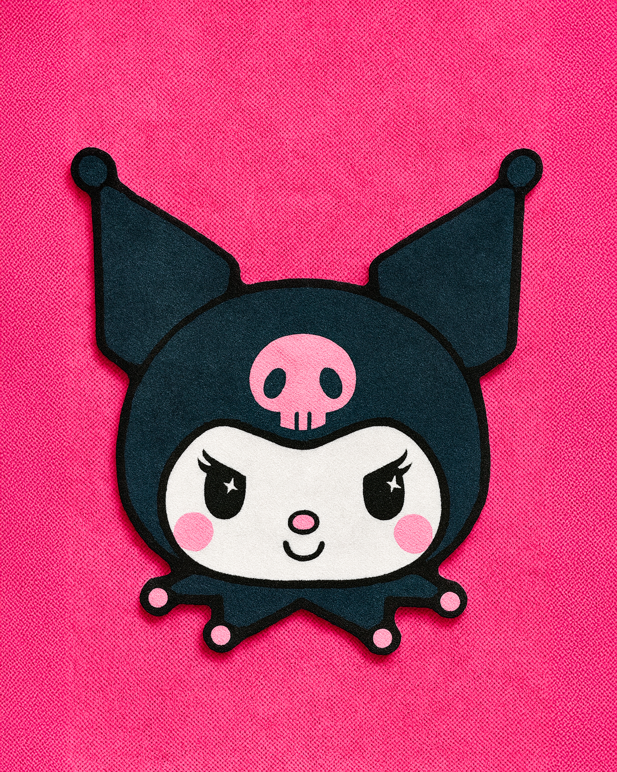 Kuromi Rebel Cutie Rug