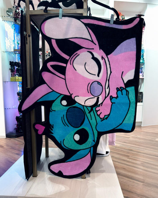 Stitch and Angel Love Rug