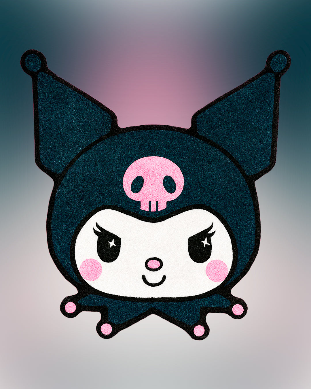 Kuromi Rebel Cutie Rug