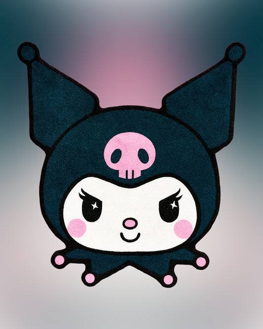 Kuromi Rebel Cutie Rug