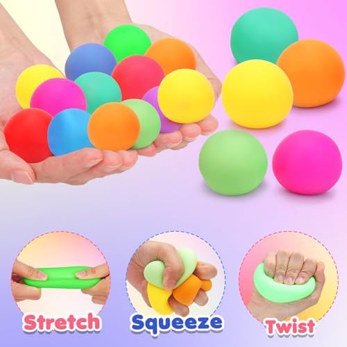 Sticky Fidget Stress Balls (8-Pack)