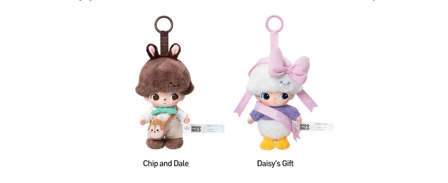 DIMOO World x Disney Vinyl Plush Keychain Blind Box