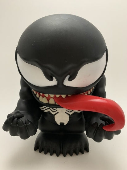Venom PVC figural bank, chibi style, front view