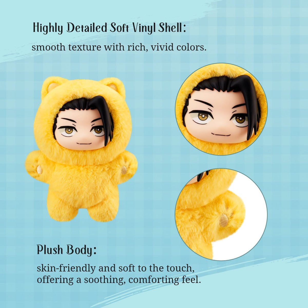 Jujutsu Kaisen Cat Ear Plush Vinyl Plush Blind Box