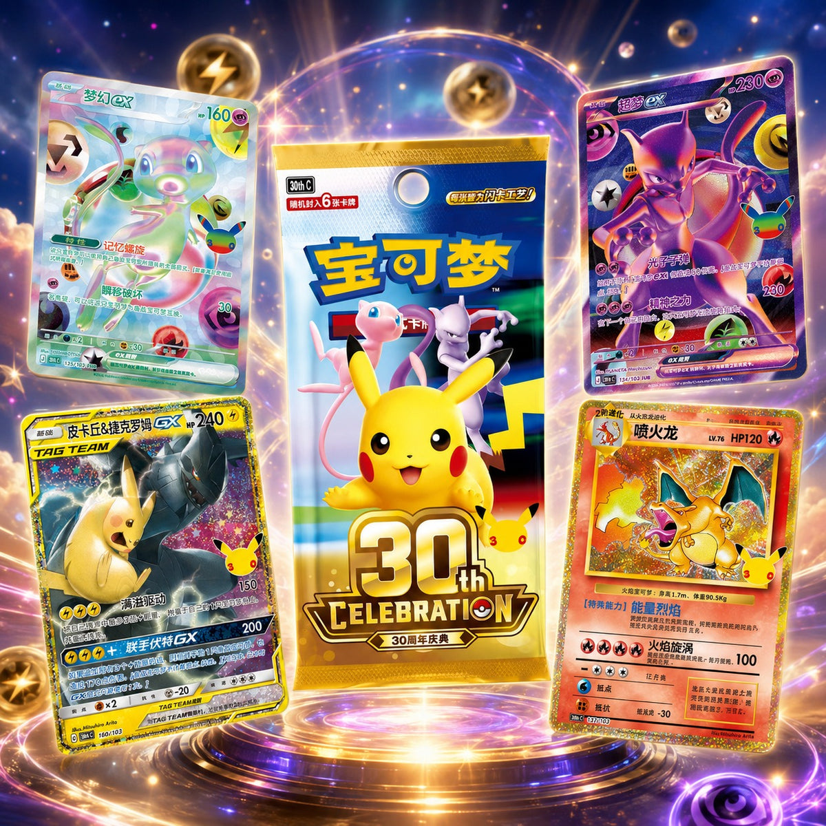 Pokémon TCG 30th Celebration Booster Pack (Simplified Chinese)