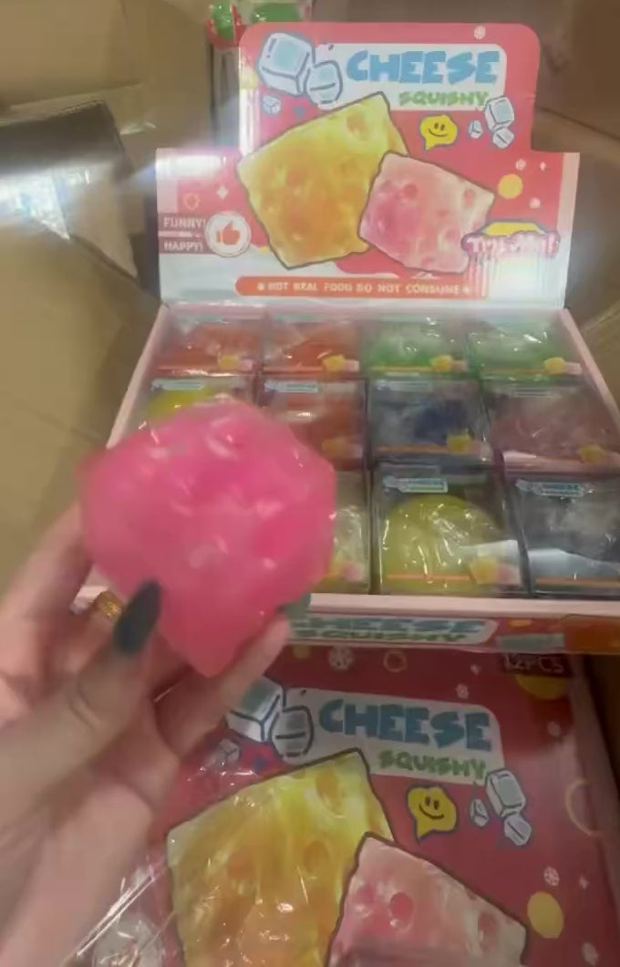Cheese Squishy squeeze video