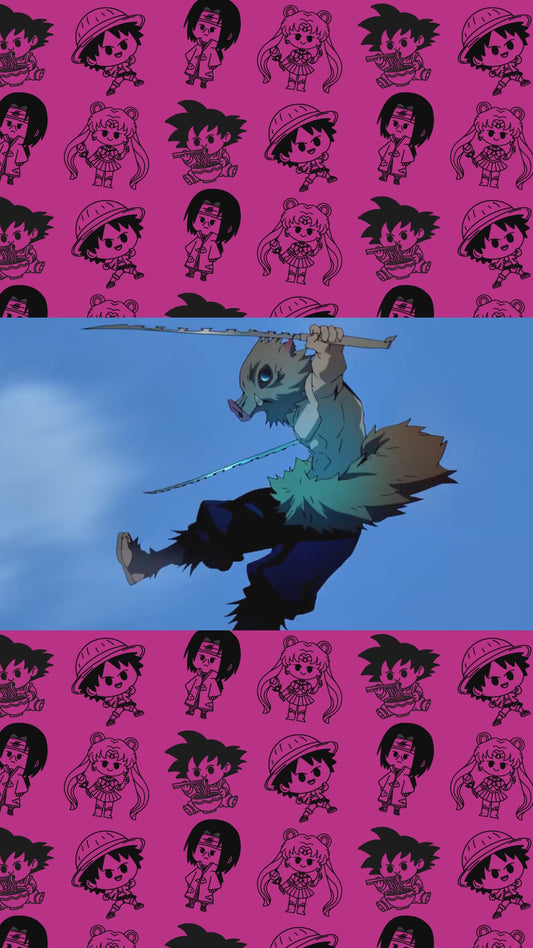 Demon Slayer – Inosuke Hashibira Dual Nichirin Blades Replica